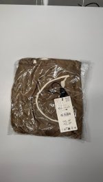 Zara Свитер из двух видов вязки Mink | 1509/130/706