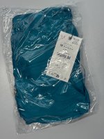Zara АТЛАСНАЯ БЛУЗА СО СБОРКАМИ Duck blue | 8165/945/442