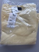 Zara БАЗОВЫЙ ДЖЕМПЕР ИЗ 100% ШЕРСТИ Light yellow | 2893/107/306