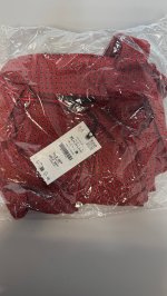 Zara БЛУЗА ИЗ КОЛЛЕКЦИИ ZW С ПРИНТОМ И ЗАВЯЗКАМИ Red | 9117/072/600