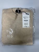 Zara ОДНОТОННЫЙ СВИТЕР ИЗ МЯГКОГО ТРИКОТАЖА Ecru | 2142/161/712