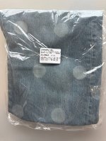 Zara ДЖИНСЫ BALLOON С ЭФФЕКТОМ ПОТЕРТОСТИ В ГОРОШЕК HARRY LAMBERT FOR ZARA X DISNEY Blue | 6045/711/400