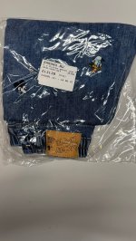 Zara Джинсы широкого кроя с вышивкой mickey mouse and friends © disney Mid-blue | 4441/665/427