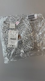 Zara Футболка с ребристым узором и аппликацией животного и цветочным принтом Grey marl | 5643/596/803