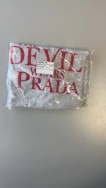 Zara ФУТБОЛКА «ДЬЯВОЛ НОСИТ PRADA» Grey marl | 6050/032/803