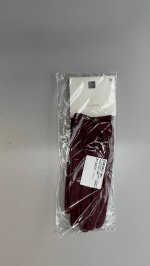 Zara КОЖАНЫЕ ПЕРЧАТКИ «ПАУК» Burgundy | 3920/607/606