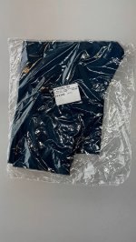 Oysho Базовые компрессионные легинсы Compressive длиной до щиколотки ORION BLUE|1222/254