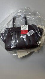 Zara Сумка city bag with flap Burgundy Red | 6459/610/624