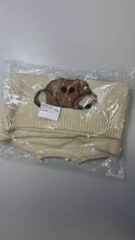 Zara СВИТЕР С УЗОРОМ «МЕДВЕДЬ» Ecru | 5536/439/712