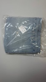 Zara Джинсы z.09 с высокой посадкой и застёжкой-клапаном на полную длину Light blue | 6147/188/406