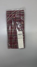 Zara Пододеяльник из рождественской фланели в красную клетку Red | 6136/091/600