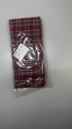 Zara Пододеяльник из рождественской фланели в красную клетку Red | 6136/091/600