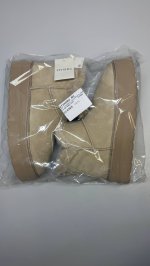 Oysho Полусапоги на платформе из кожи SAND | 1170/680/107