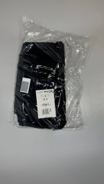 Bershka Джоггеры из смесового льна с широкими штанинами Black | 0409/665/800