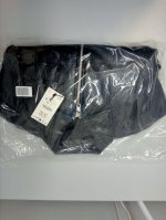 Zara Куртка из экокожи с стежкой Black | 3715/709/800