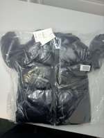 Zara ПУХОВИК ИЗ ПЕРА И ПУХА WATER REPELLENT И WIND RESISTANT Black | 5644/601/800