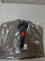 Massimo Пиджак из смесовой шерсти в клетку CREAM|3565/565