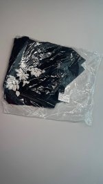 Zara РУБАШКА С ВЫШИВКОЙ И БУСИНАМИ — ZW COLLECTION Black / White | 4786/238/084