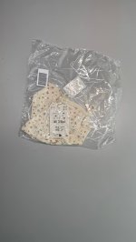 Zara НАБОР ЧЕПЧИК И БАНДАНА ЦВЕТЫ Ecru | 4174/582/712