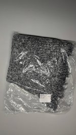 Zara ТОП С ШАРФОМ И РВАНЫМ КРАЕМ Grey marl | 3920/125/803