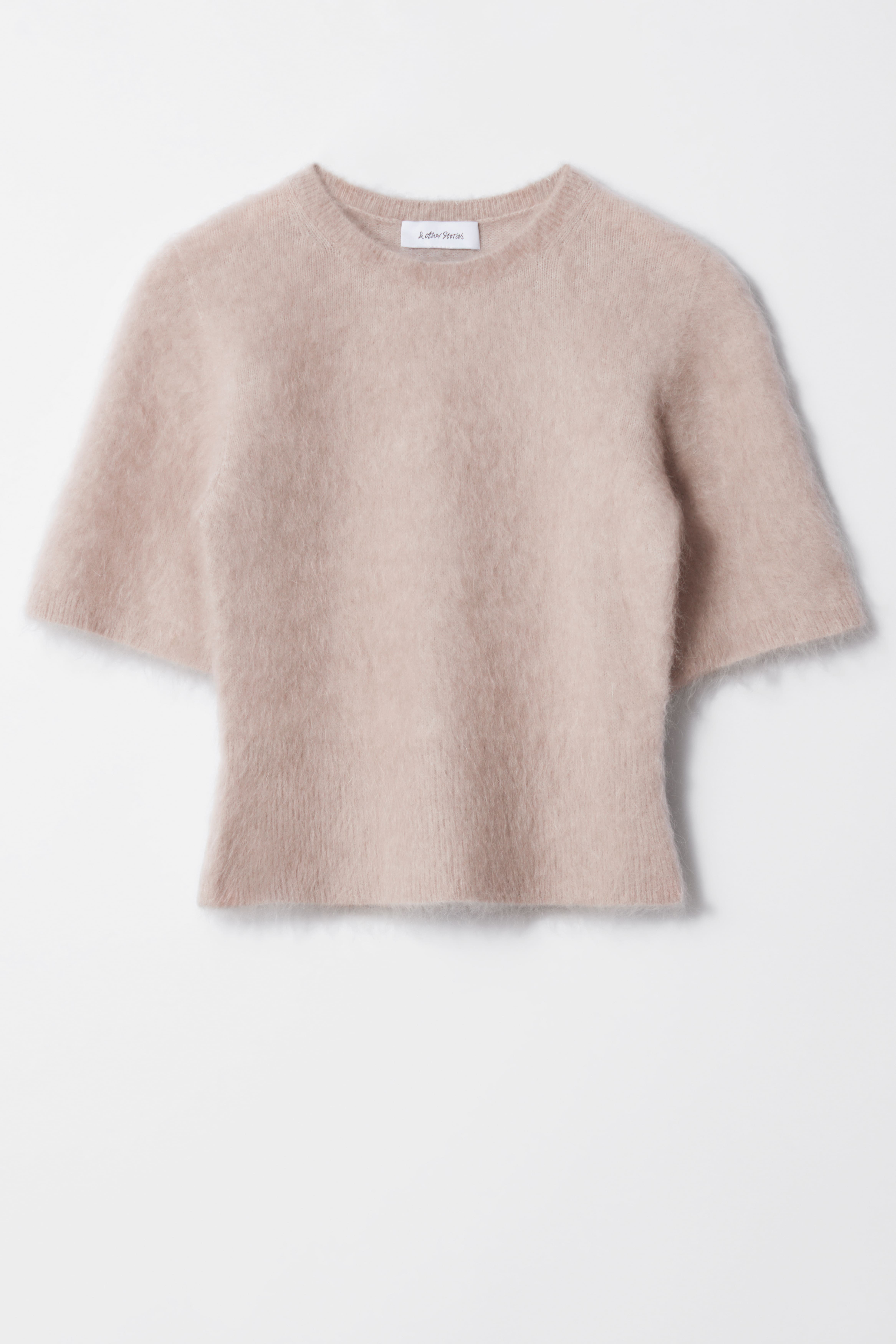 Футболка из мягкой щетинистой ткани