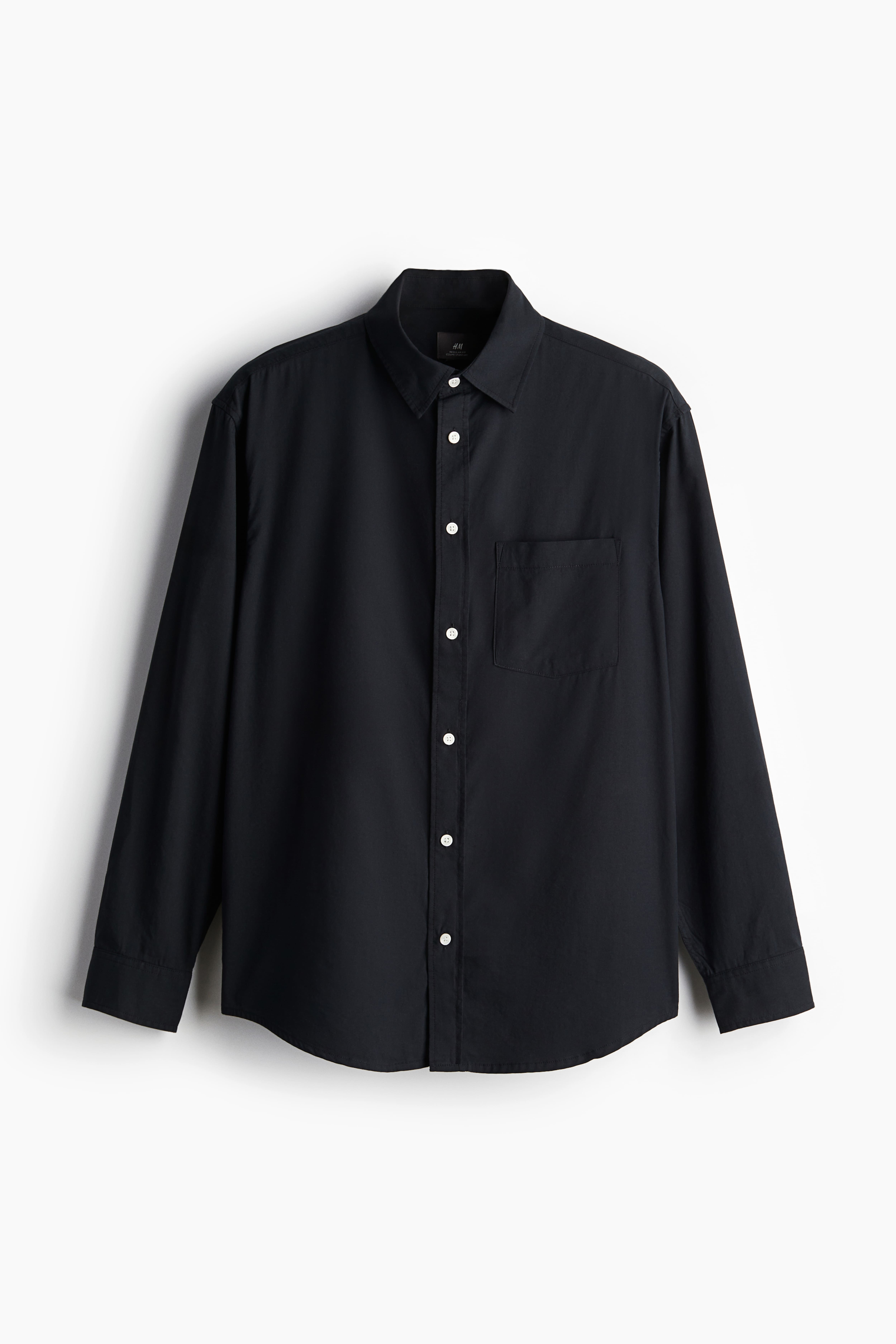 Рубашка regular fit из модальной смеси