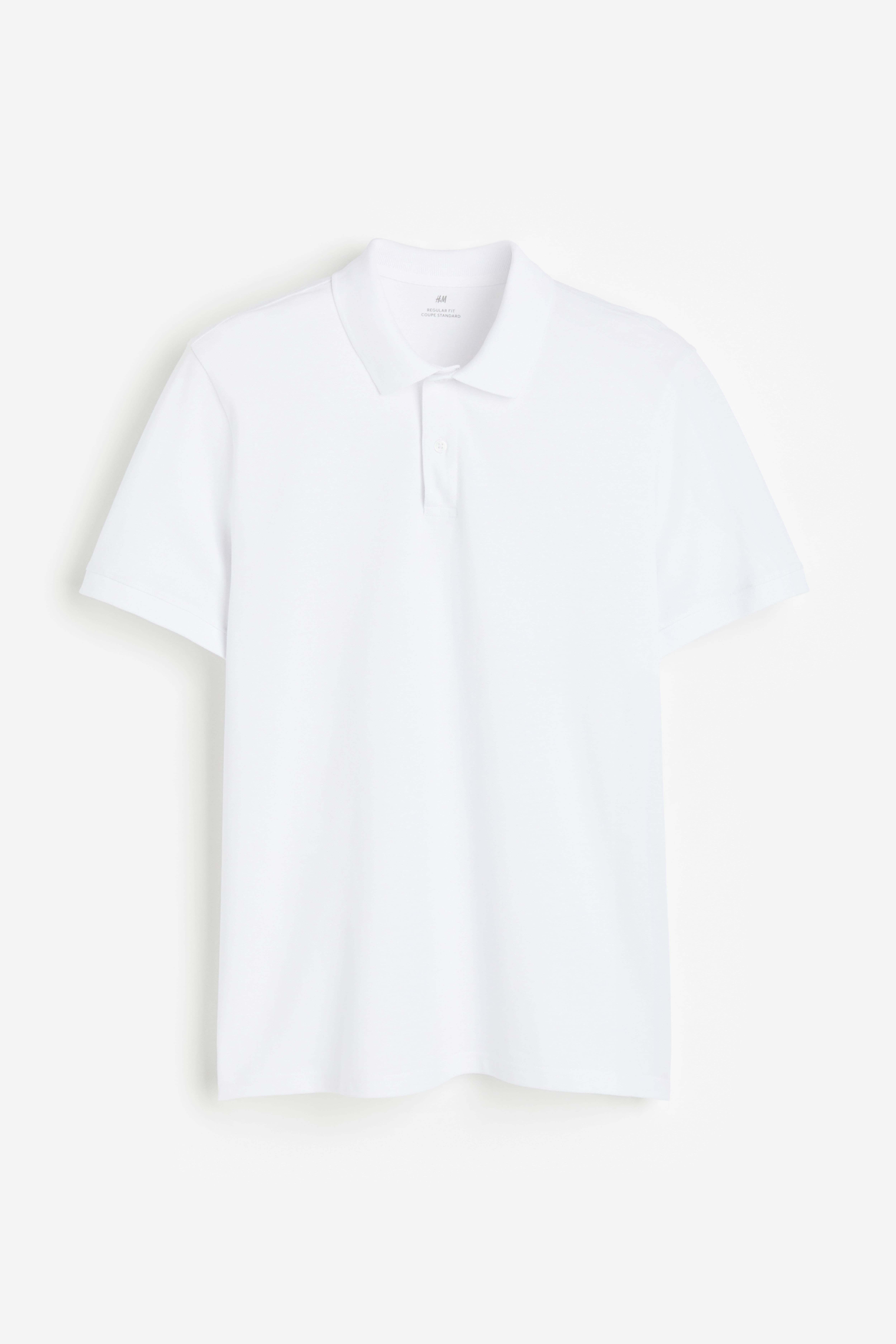 Поло из пике regular fit