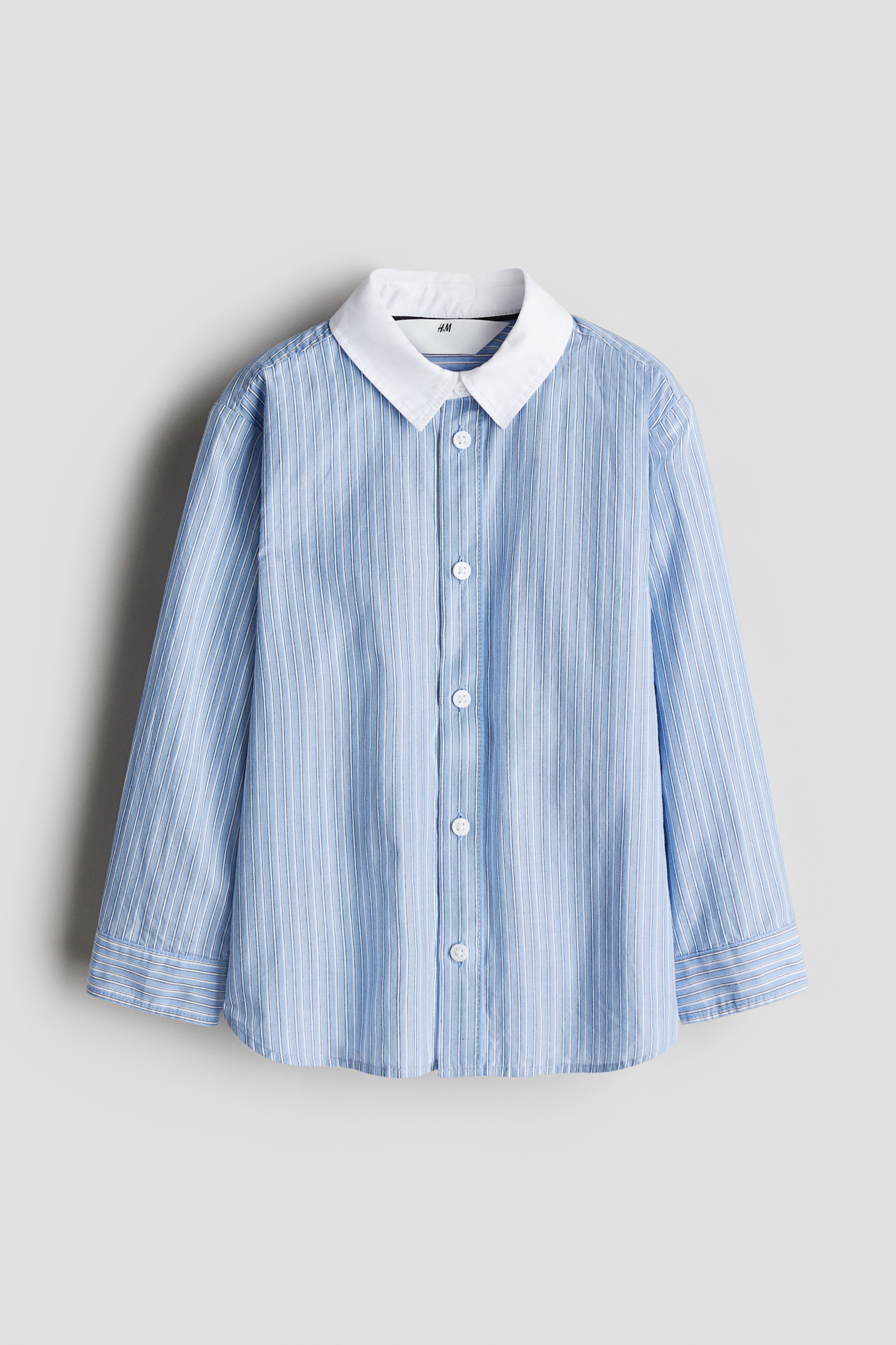 Рубашка из хлопка h&m