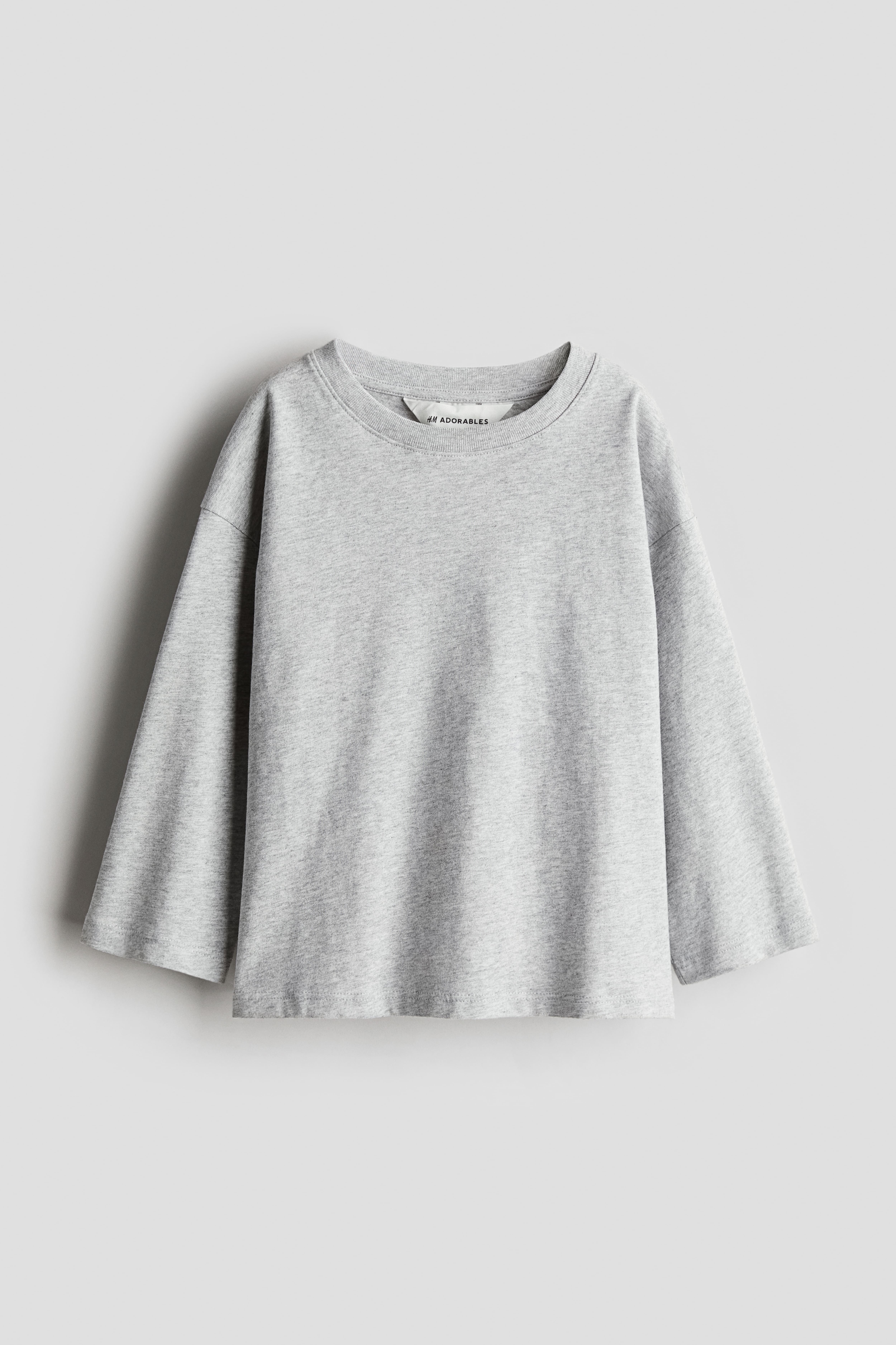 Свитер с длинными рукавами из хлопка h&m