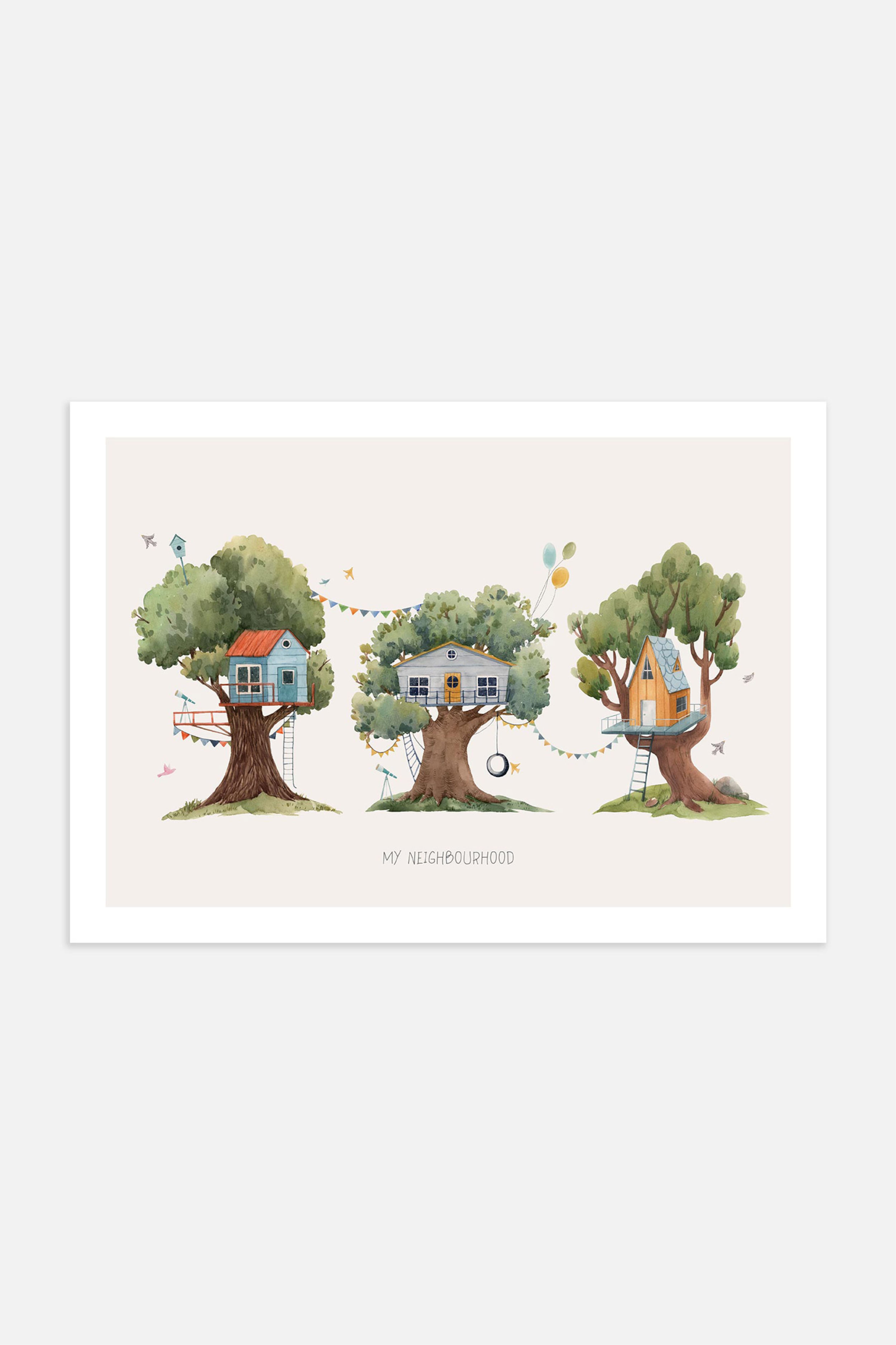 Постер tree house neighbours