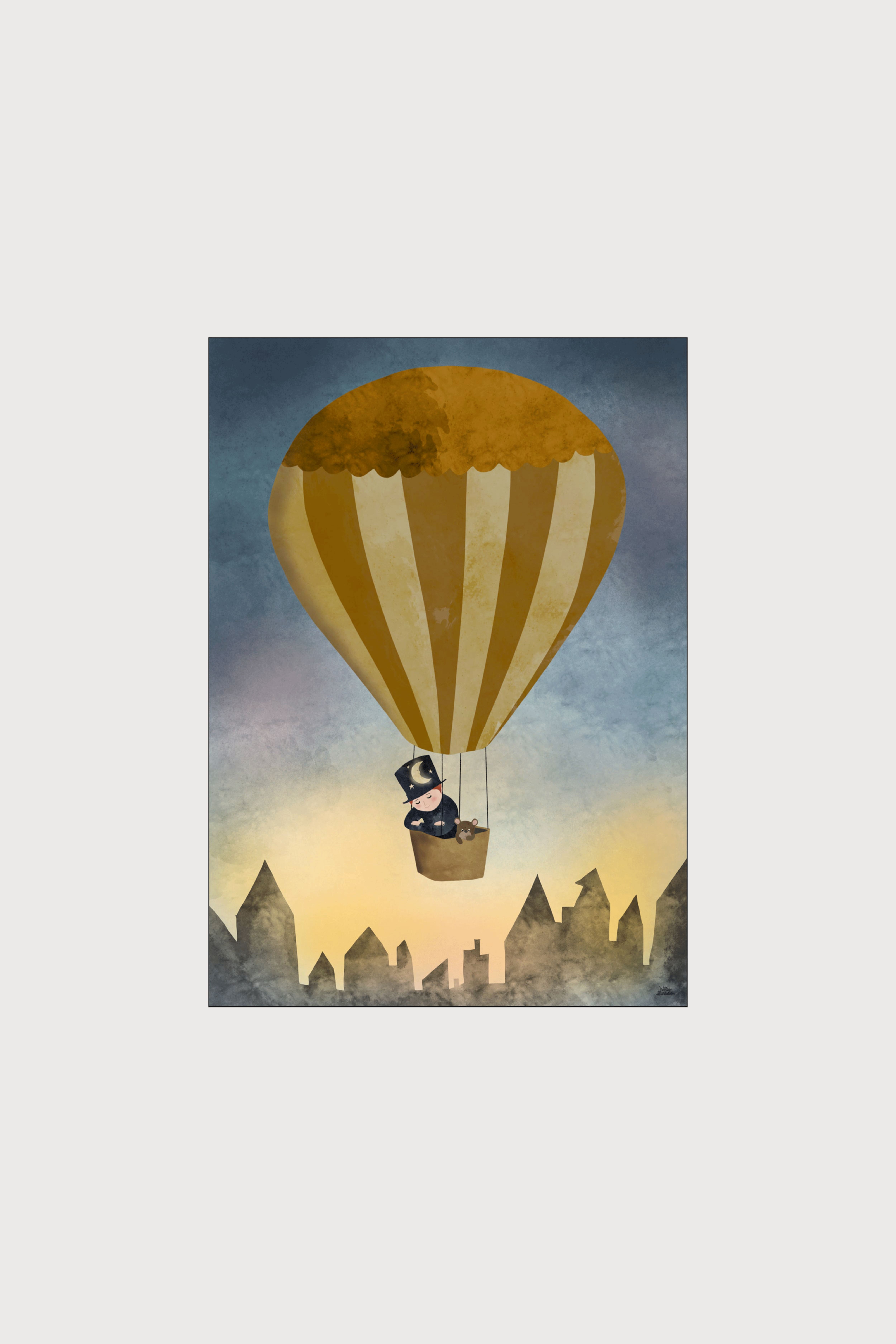Willero illustrations - город пробуждается
