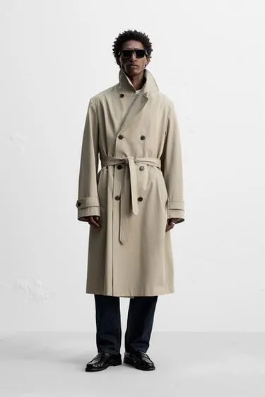 Длинный тренч WATER-REPELLENT