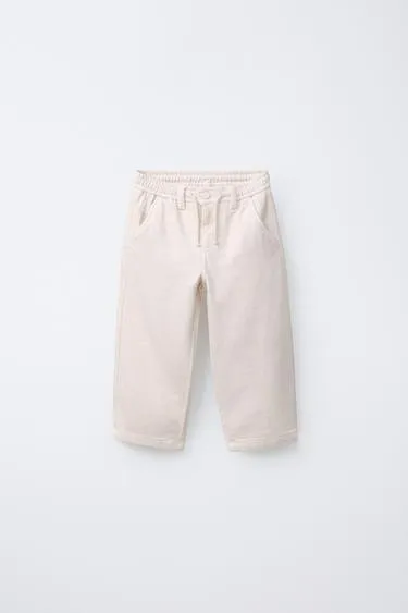 БРЮКИ STRAIGHT FIT ИЗ ТВИЛА