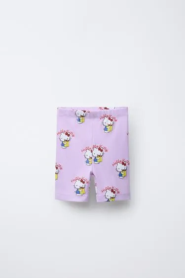 Легинсы в рубчик велосипедные HELLO KITTY © SANRIO