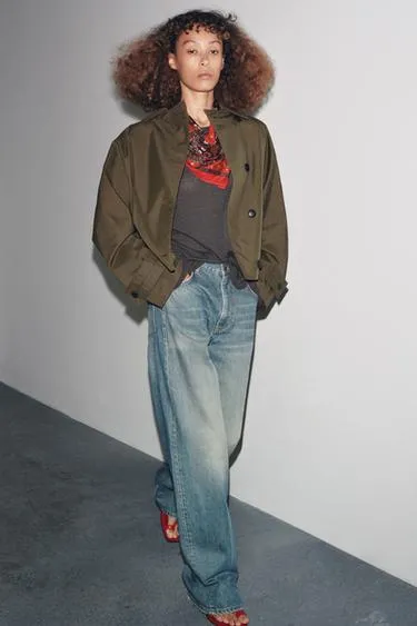 Короткий тренч WATER REPELLENT — ZW COLLECTION