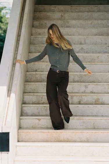 Кардиган с комбинированной кружевной отделкой