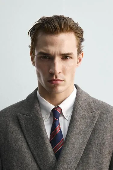 Галстук 100% шелк полосатый