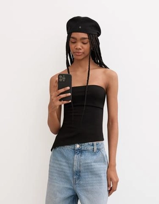 Zara Топ бандо со сборками