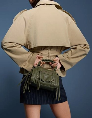 Zara Мини-сумка боулинг