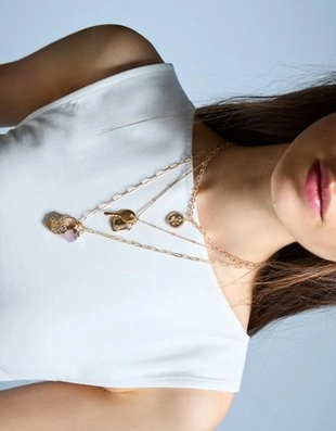 Zara Набор из 3 подвесных ожерелий