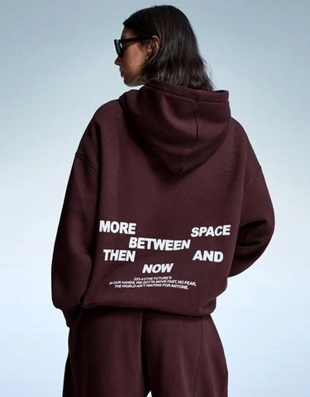 Zara Худи с принтом