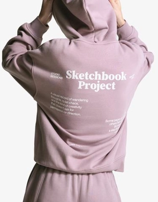 Zara Худи с принтом