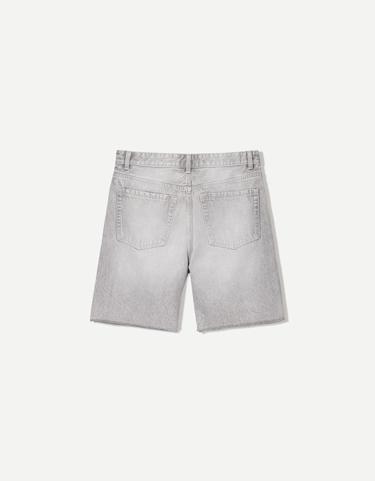 Zara Джинсовые шорты с разрезами