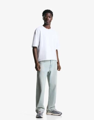 Zara Джинсы свободного кроя