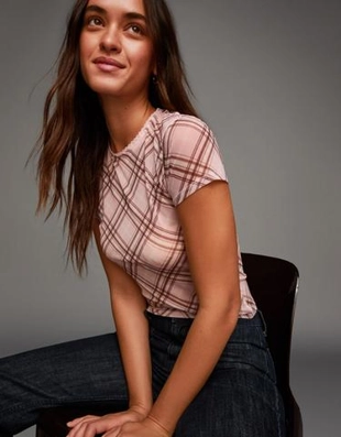 Zara Футболка из полупрозрачной ткани