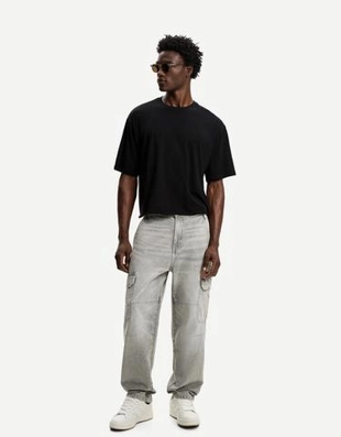 Zara Джинсы карго свободного кроя