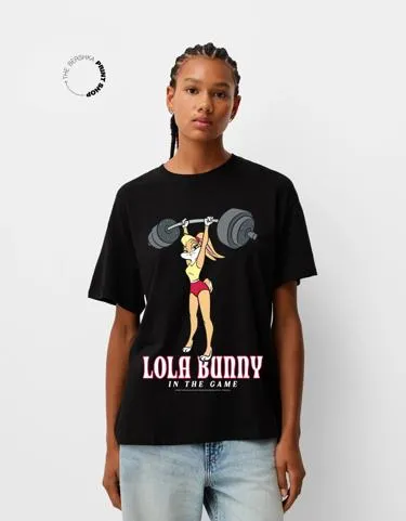 Футболка LOONEY TUNES с коротким рукавом и оверсайзом