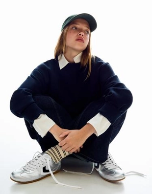 Zara Ретро-кроссовки на тонкой подошве