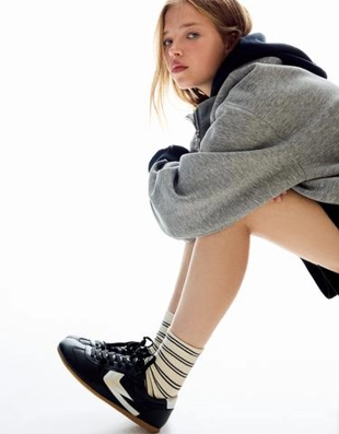 Zara Ретро-кроссовки на тонкой подошве