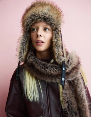 Zara Палантин из искусственного меха